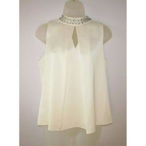 Eliza J Embellished Mock Neck Top 6